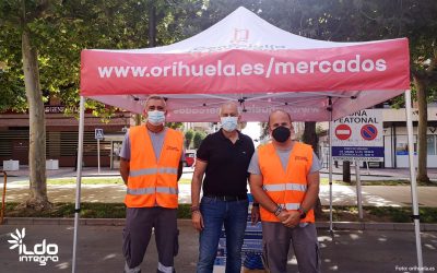 ILDO asume el control de las medidas COVID-19 en mercados y mercadillos de Orihuela
