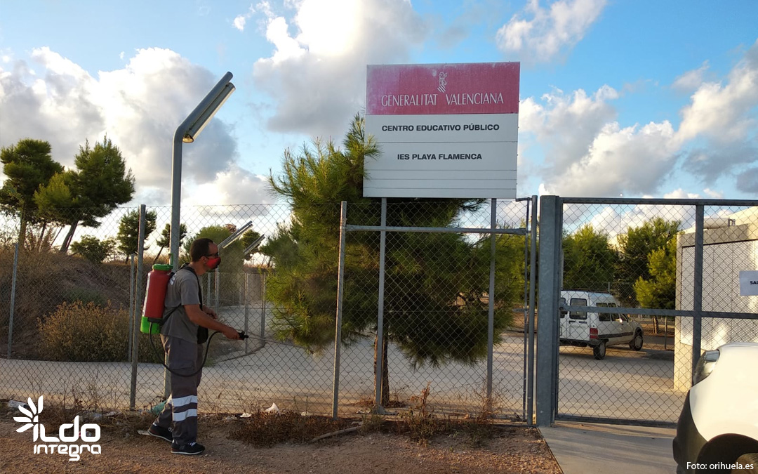 El Ayuntamiento de Orihuela intensifica la desinfección ante el COVID-19 en todo el municipio